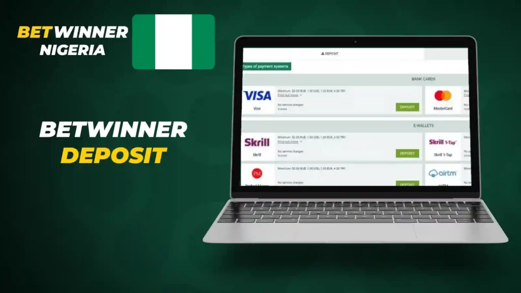 betwinner nigeria deposit