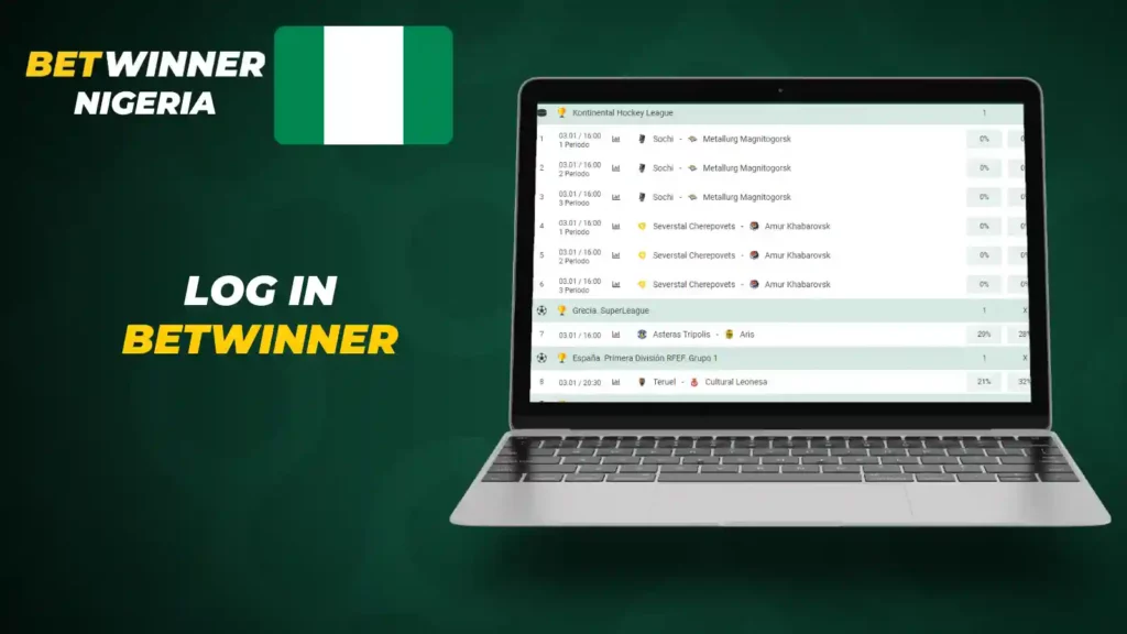 betwinner nigeria login