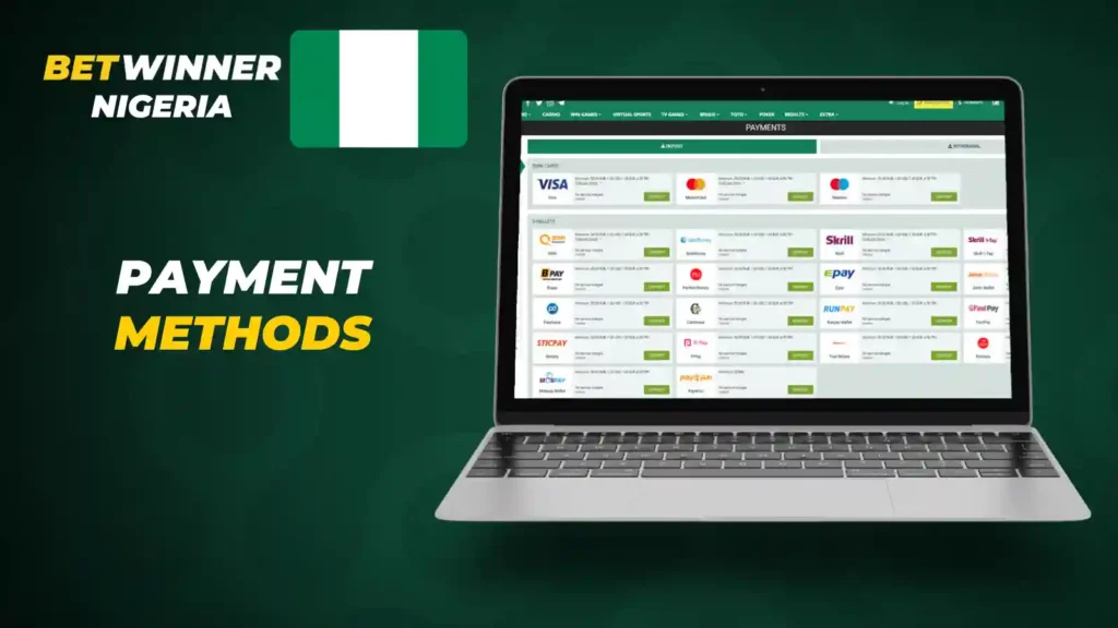betwinner nigeria payment methods