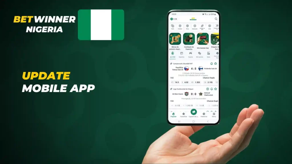 betwinner nigeria update mobile app